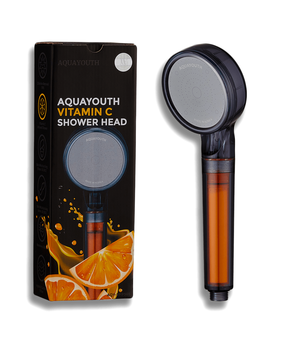 AquaYouth Vitamin C Shower Head with its box