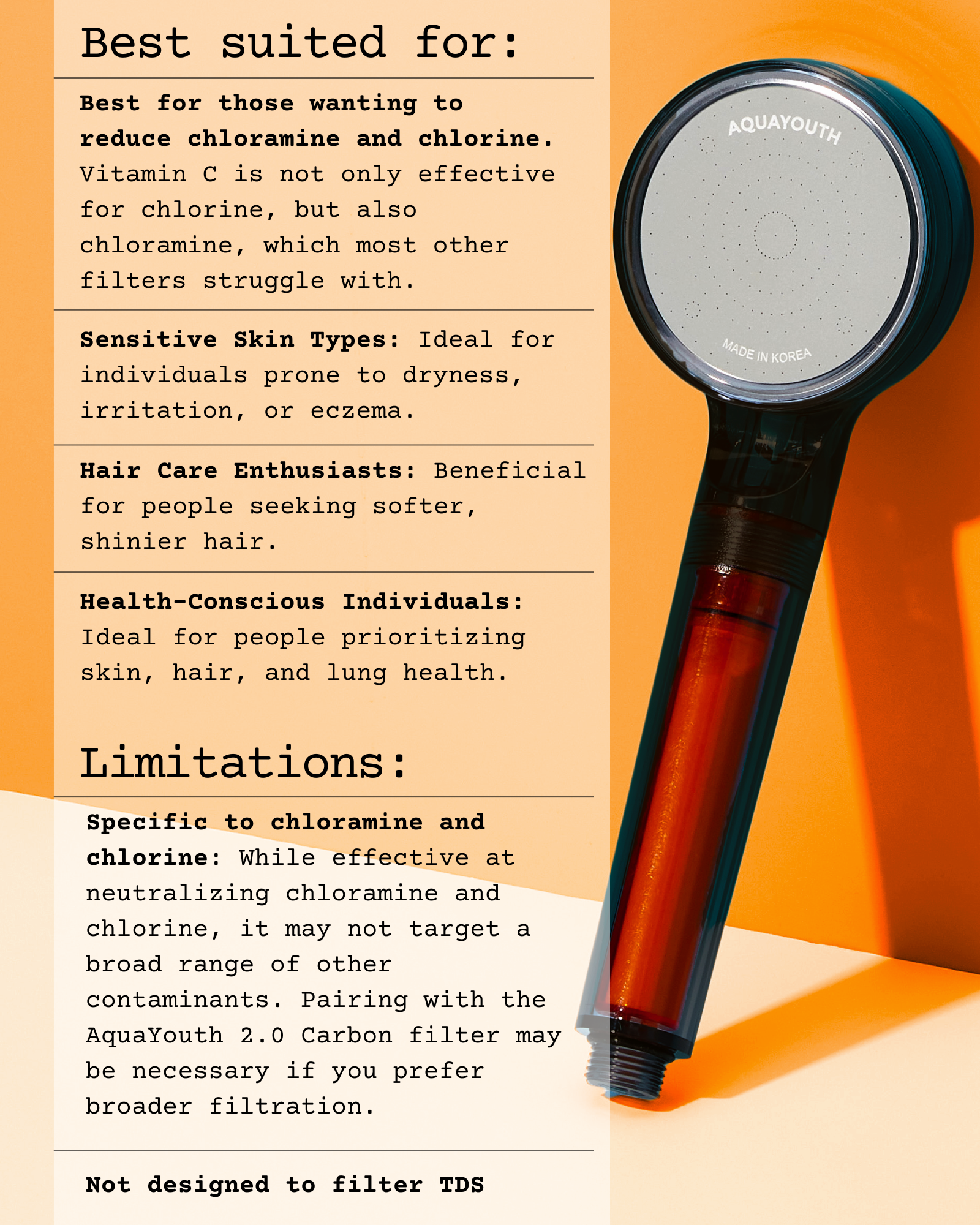 Vitamin C Shower Head