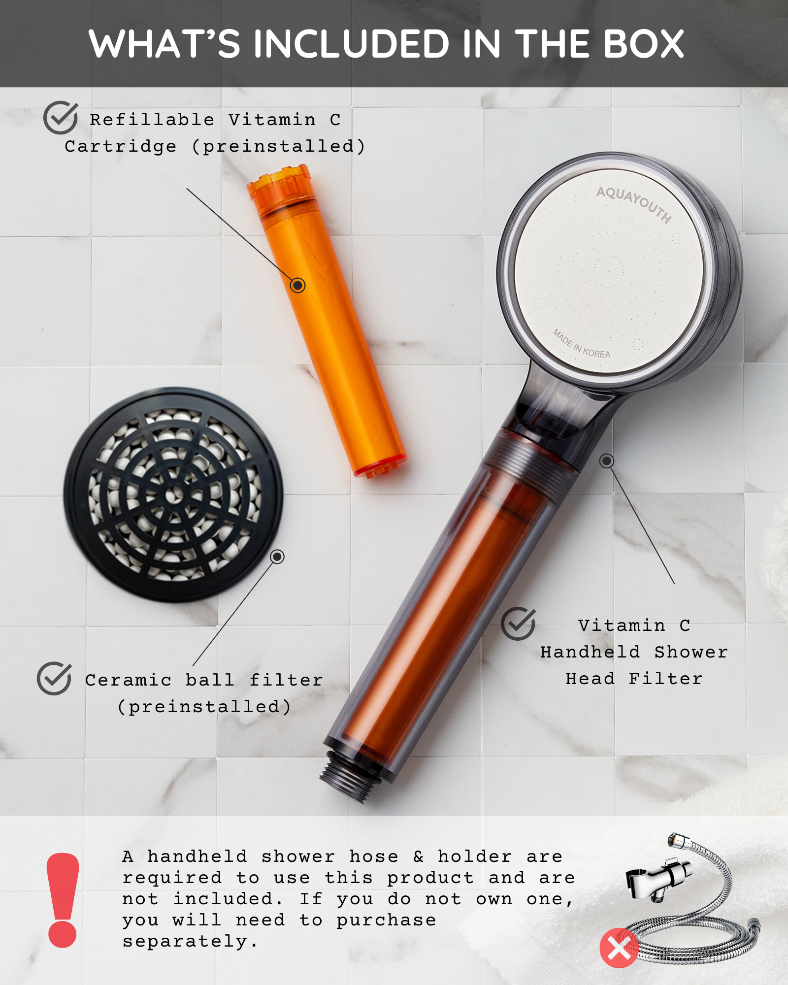 Vitamin C Shower Head
